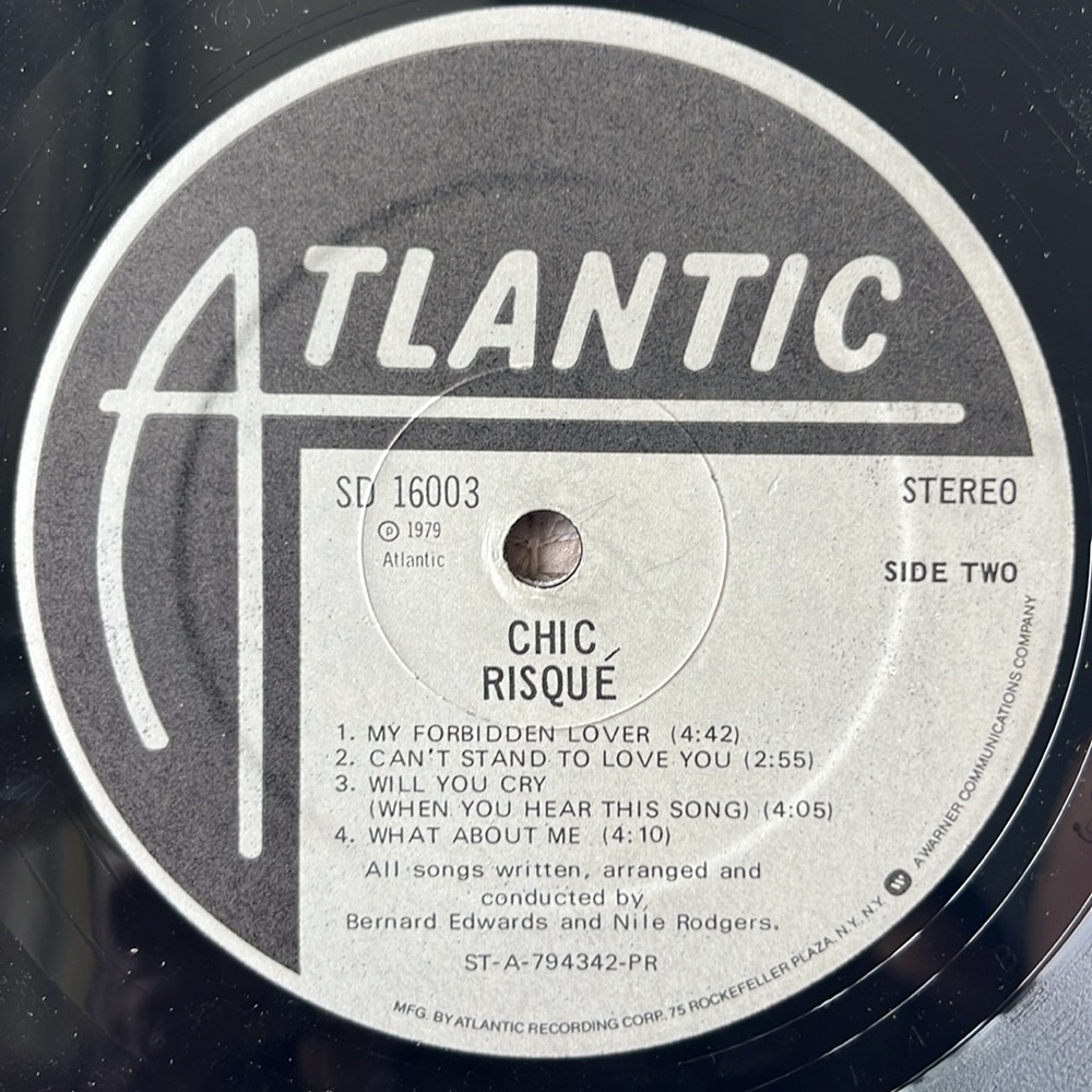 Chic - “Risqué” Vinyl LP - Picture 5 of 5